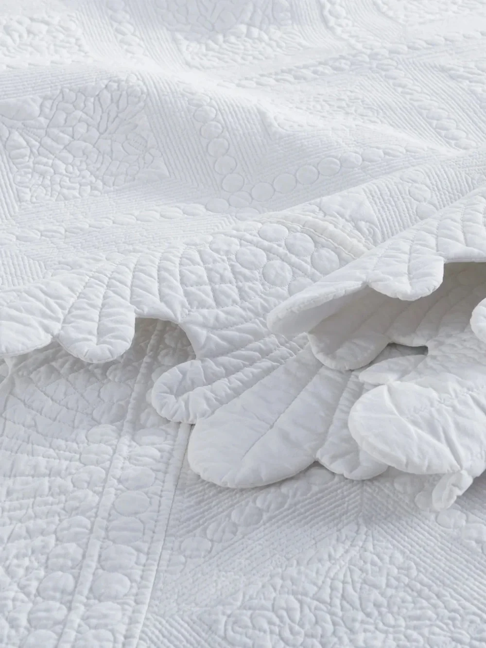 3 PIECE 100% COTTON OVERSIZED LIGHTWEIGHT QUILT BEDSPREAD SET